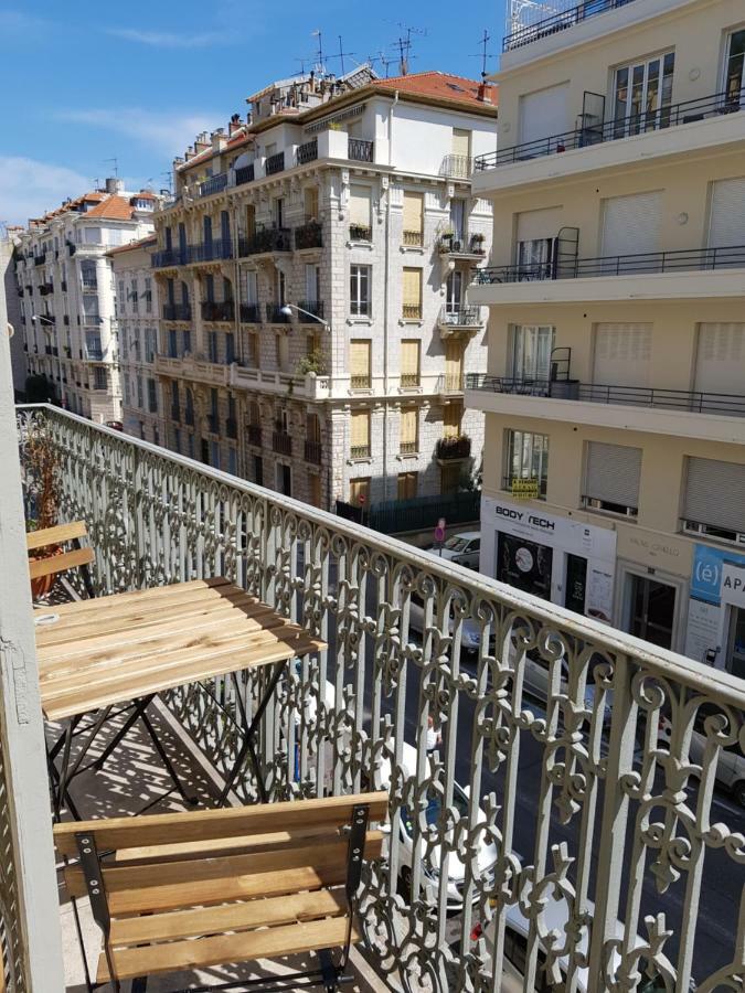 Cosy Central Studio Nice Rossini Large Balcony Exterior foto